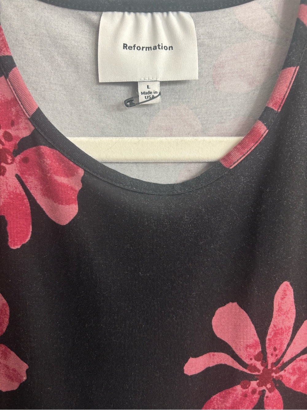 REFORMATION Tommie Knit Maxi Dress Size Large, $198 MSRP - Picture 4 of 4